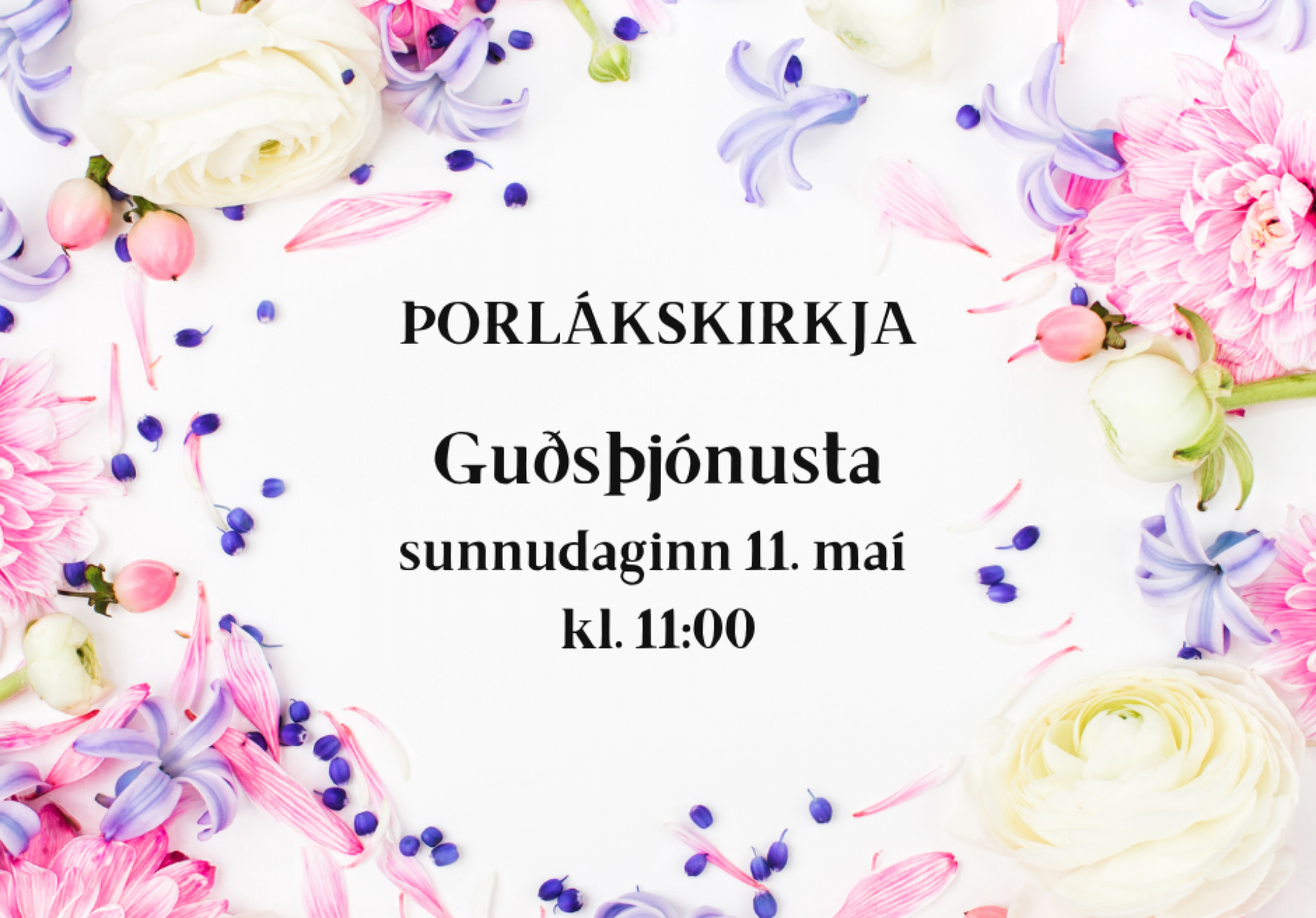 Guðsþjónusta í Þorlákskirkju